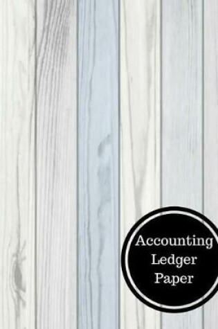 Cover of Accounting Ledger Paper