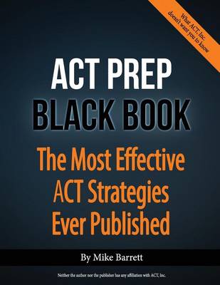 Book cover for ACT Prep Black Book