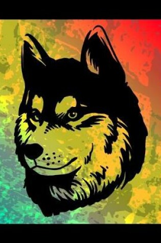 Cover of Husky Color Burst Notebook