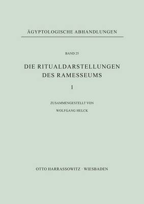 Book cover for Die Ritualdarstellungen Des Ramesseums I.