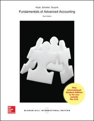 Book cover for Fundamentals of Advanced Accounting (Int'l Ed)