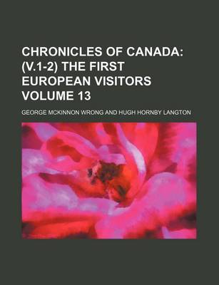 Book cover for Chronicles of Canada Volume 13