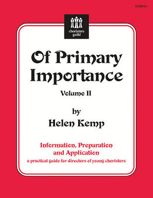 Book cover for Of Primary Importance, Vol. II