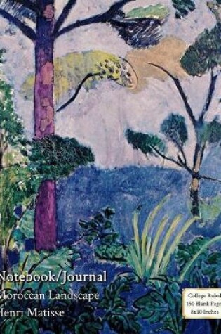 Cover of Notebook/Journal - Moroccan Landscape - Henri Matisse