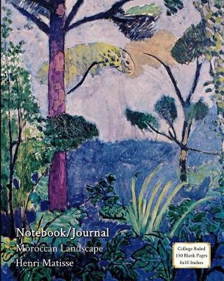 Book cover for Notebook/Journal - Moroccan Landscape - Henri Matisse