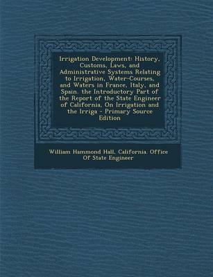 Book cover for Irrigation Development