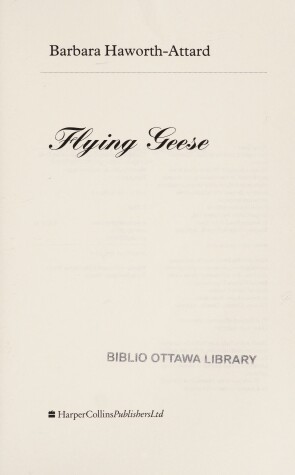Book cover for Flying Geese Pb