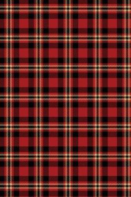 Book cover for Lumberjack Plaid Tartan Red Black Tan Journal To Write In Notes