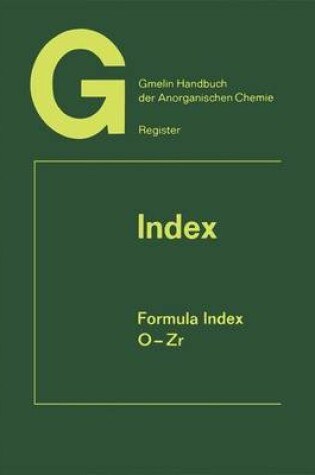 Cover of Index Formula Index