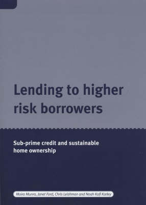 Book cover for Lending to Higher Risk Borrowers