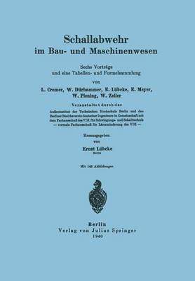 Book cover for Schallabwehr Im Bau- Und Maschinenwesen