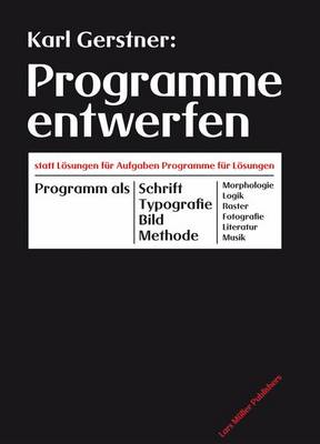 Book cover for Programme Entwerfen