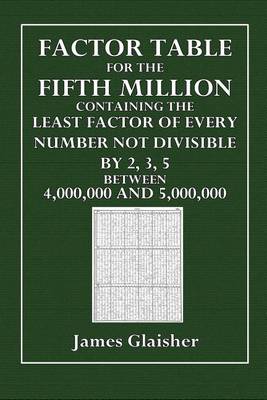 Book cover for Factor Table for the Fifth Million