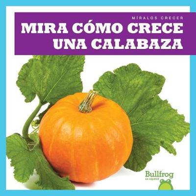 Cover of Mira Cómo Crece Una Calabaza (Watch a Pumpkin Grow)