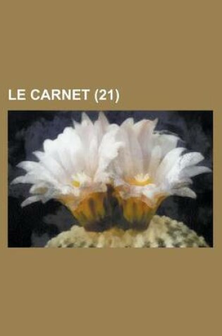 Cover of Le Carnet (21)