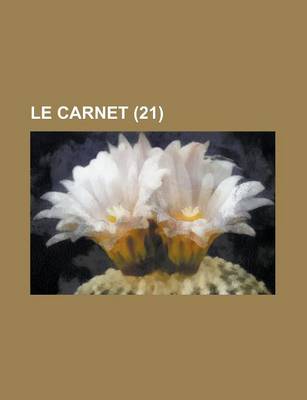 Book cover for Le Carnet (21)