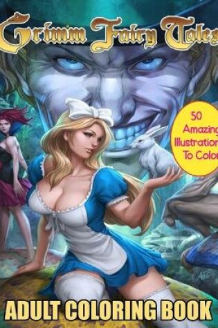 Cover of Grimm Fairy Tales Adult Coloring Book