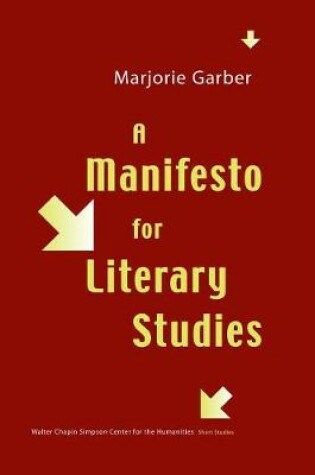 Cover of A Manifesto for Literary Studies