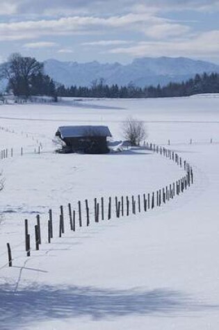 Cover of Snowy Landscape Mountain Scene Journal