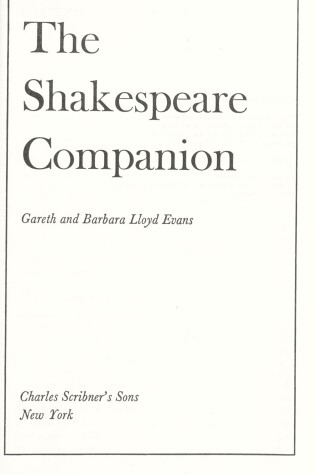 Cover of The Shakespeare Companion