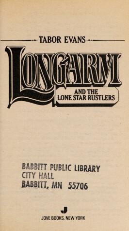 Cover of Longarm Giant Nov/Lon