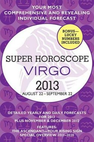Cover of Virgo (Super Horoscopes 2013)