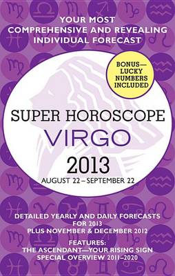 Book cover for Virgo (Super Horoscopes 2013)