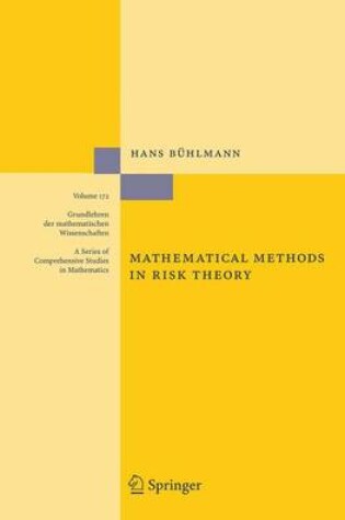 Cover of Mathematical Methods in Risk Theory