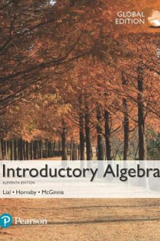 Cover of Introductory Algebra, eBook, Global Edition