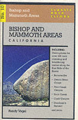 Book cover for Bishop and Mammoth Areas, California (Ch (Unknown-Desc)