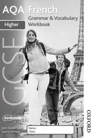 Cover of AQA GCSE French Higher Grammar and Vocab Workbook