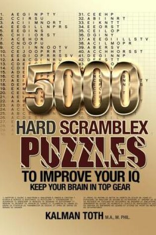 Cover of 5000 Hard Scramblex Puzzles to Improve Your IQ