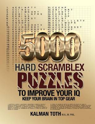 Book cover for 5000 Hard Scramblex Puzzles to Improve Your IQ