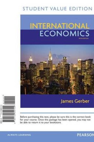 Cover of International Economics, Student Value Edition