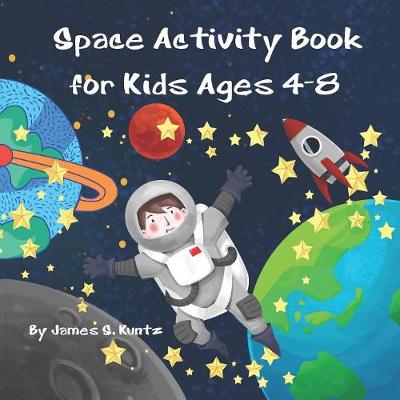 Book cover for Space Activity Book for Kids Ages 4-8