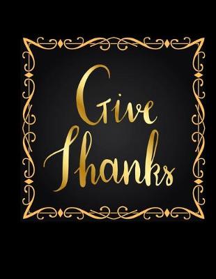 Book cover for Give Thanks Notebook Gift