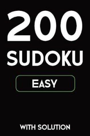 Cover of 200 Sudoku easy with solution