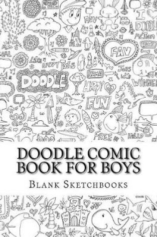 Cover of Doodle Comic Book for Boys