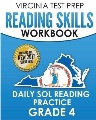 Book cover for Virginia Test Prep Reading Skills Workbook Daily Sol Reading Practice Grade 4