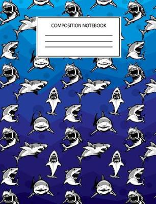 Book cover for Shark Composition Notebook