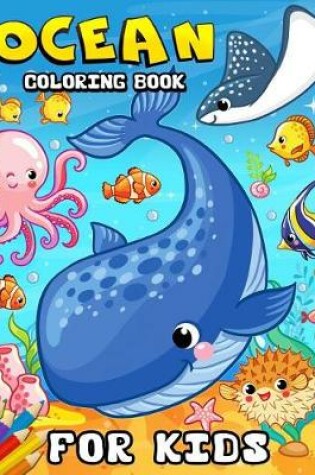 Cover of Ocean Coloring book for kids
