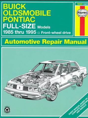 Book cover for GM Buick, Oldsmobile and Pontiac Full-size (85-95) Automotive Repair Manual