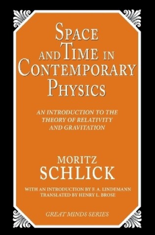Cover of Space and Time in Contemporary Physics