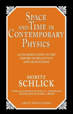Book cover for Space and Time in Contemporary Physics