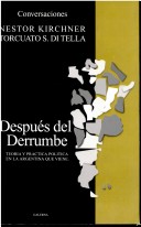 Book cover for Despues del Derrumbe