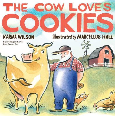 Book cover for The Cow Loves Cookies