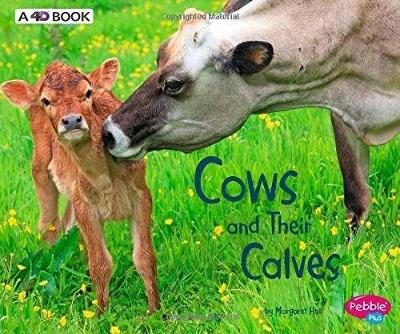 Book cover for Cows and Their Calves: a 4D Book (Animal Offspring)
