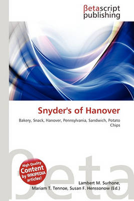 Cover of Snyder's of Hanover