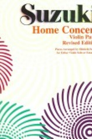 Cover of Home Concert, Violin Parts