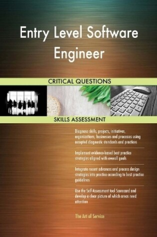 Cover of Entry Level Software Engineer Critical Questions Skills Assessment